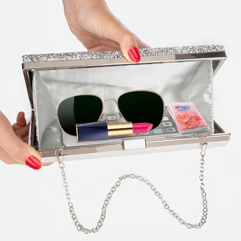 Stella Luxe diamond clutch bag-Elly Rose