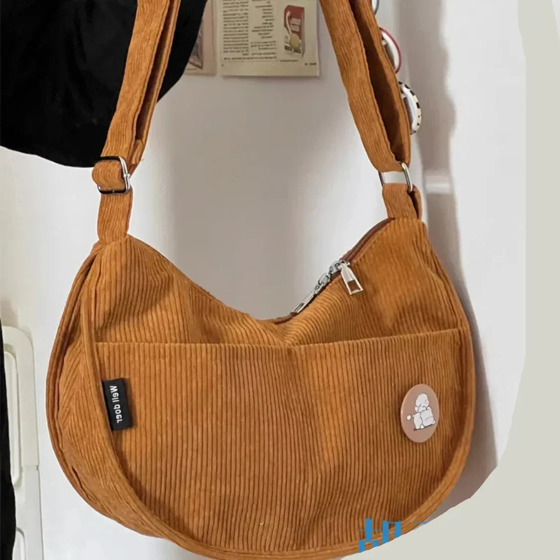 Corduroy shoulder bag - Kaylani-Elly Rose