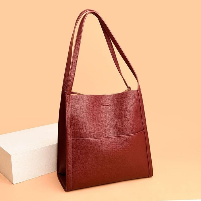 Diede - Elegant handmade leather shoulder bag-Elly Rose