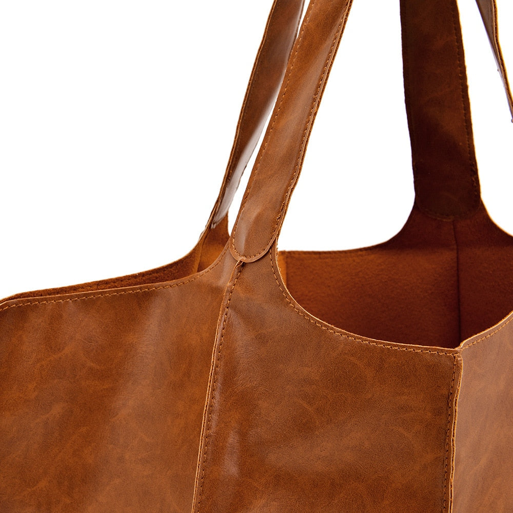Liva Bag | Spacious leather handbag-Elly Rose