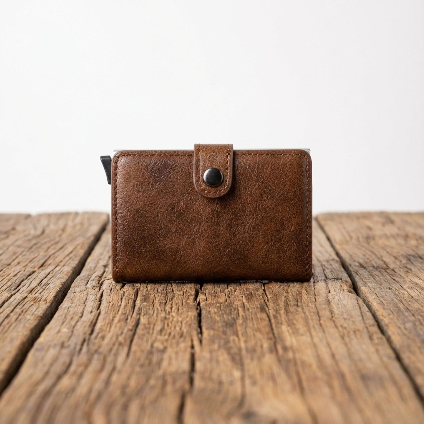 Card holder with aluminium money clip | Compact and practical