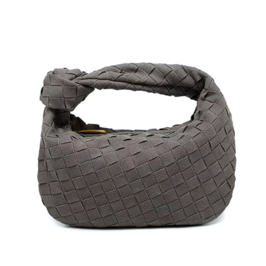 Chic woven velvet handbag for women-Elly Rose