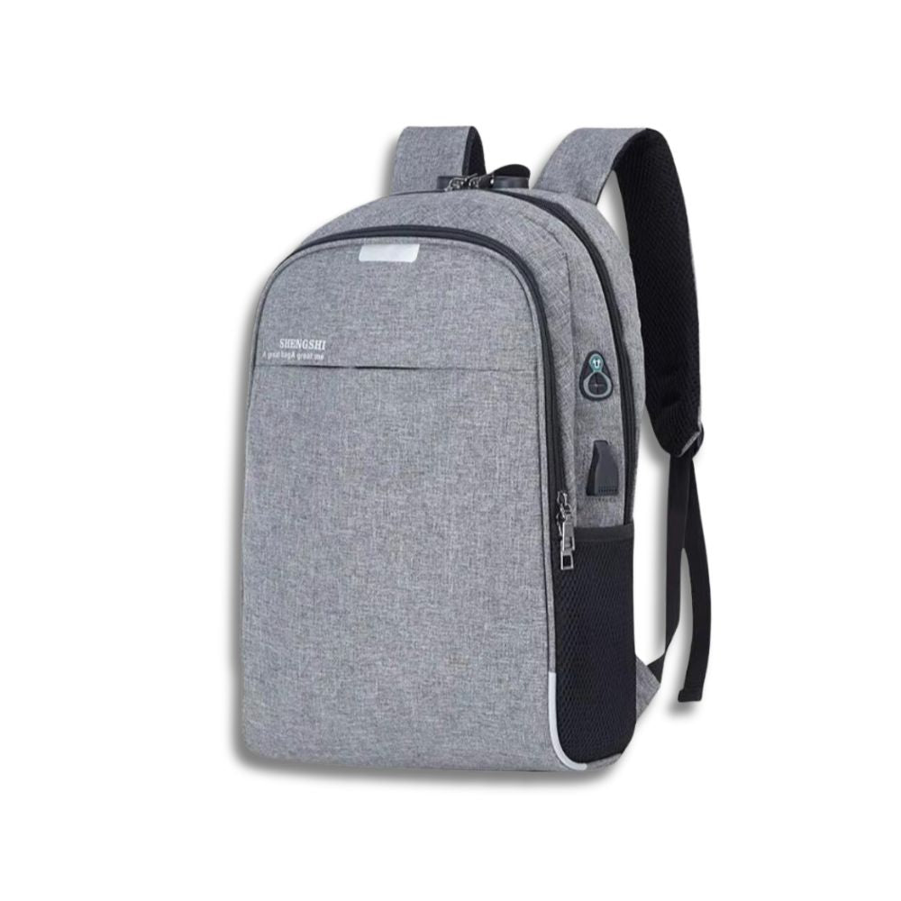 Calix | Anti-Theft Business Laptop Backpack with USB & Headphone Ports-Elly Rose