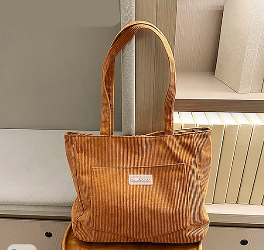 Corduroy shoulder bag - Daphne-Elly Rose