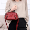Tanja | Handmade soft leather bag with several compartments-Elly Rose