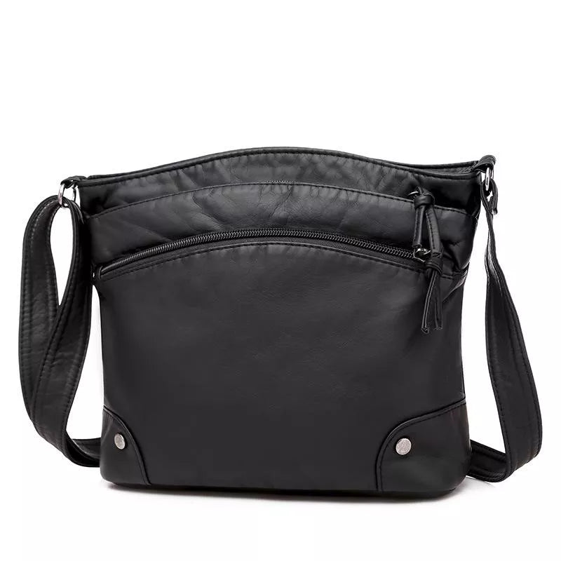 JansenStyle Anna - Leather shoulder bag-Elly Rose