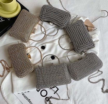 Crystal clutch bag | Evening clutch bag-Elly Rose