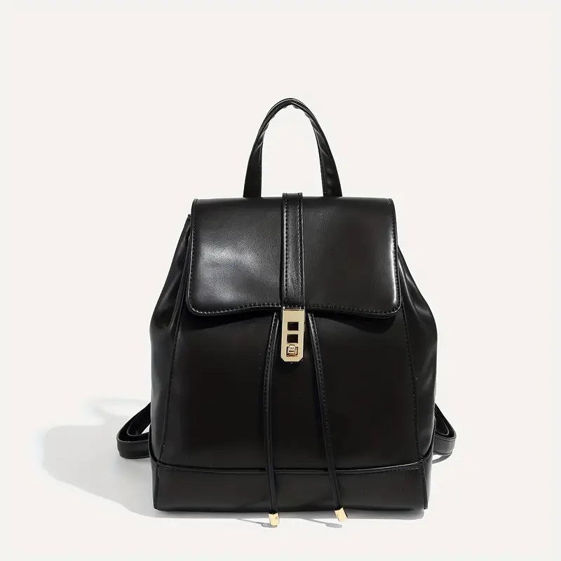 Ziah | Elegant leather travel backpack for women-Elly Rose