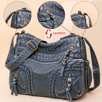 WeaveStyle - Shoulder bag with braided details-Elly Rose