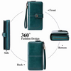 Leather wallet with strap | Large capacity-Elly Rose