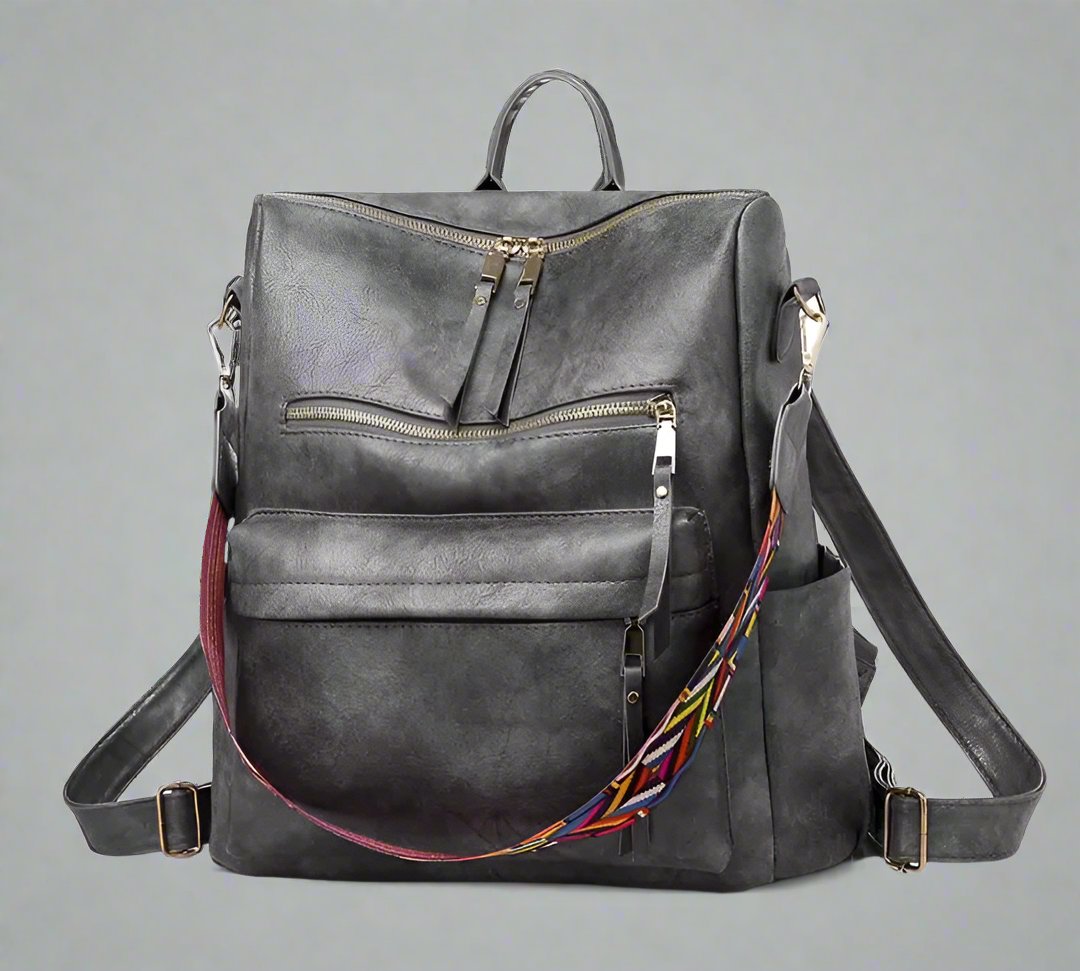 Zosia | Leather backpack-Elly Rose