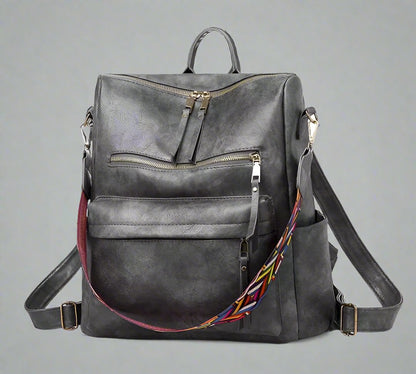 Zosia | Leather backpack-Elly Rose
