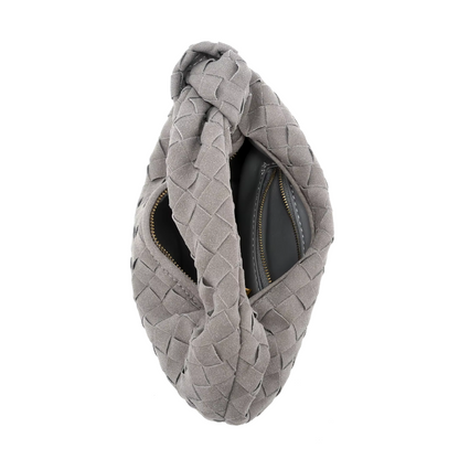 Chic woven velvet handbag for women-Elly Rose