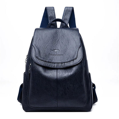 Leilani - Secure Leather Backpack for Elegant Women-Elly Rose
