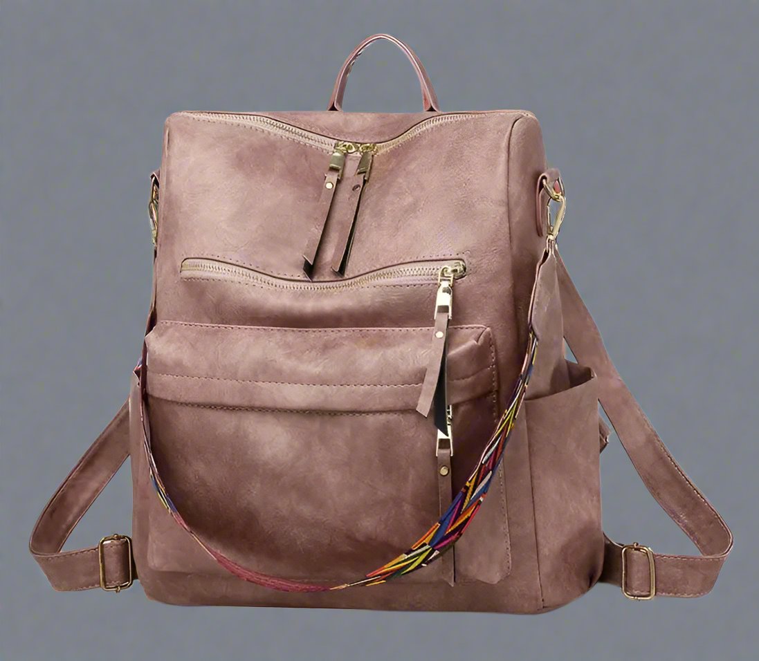 Zosia | Leather backpack-Elly Rose