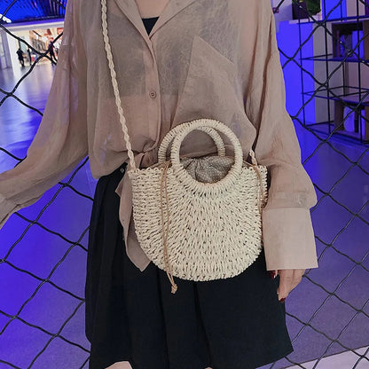 ByMave - Large wicker bag-Elly Rose