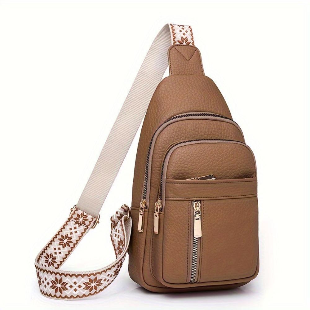 Hazel Vintage Chest Crossbody Bag-Elly Rose
