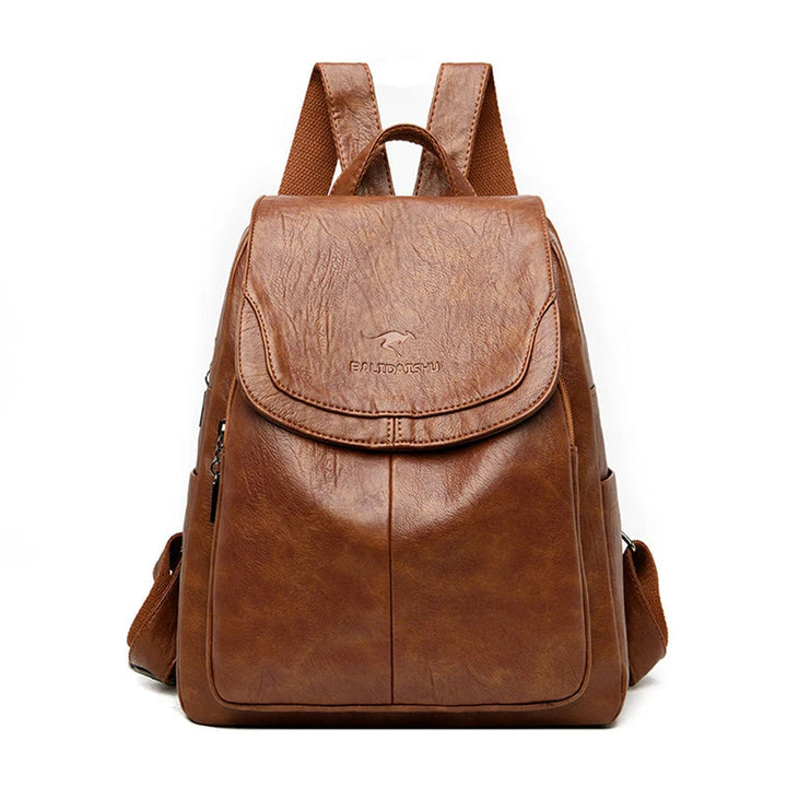 Leilani - Secure Leather Backpack for Elegant Women-Elly Rose