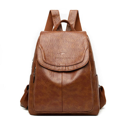 Leilani - Secure Leather Backpack for Elegant Women-Elly Rose