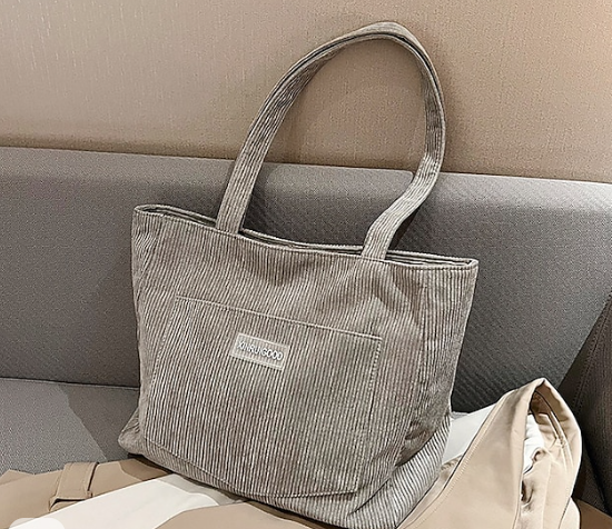 Corduroy shoulder bag - Daphne-Elly Rose