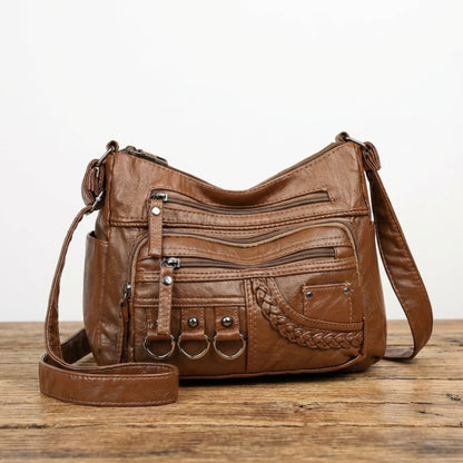 Ayla - Elegant vintage-style vegan leather handbags