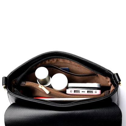 Elegant vegan leather handbag-Elly Rose