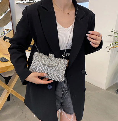 Crystal clutch bag | Evening clutch bag-Elly Rose