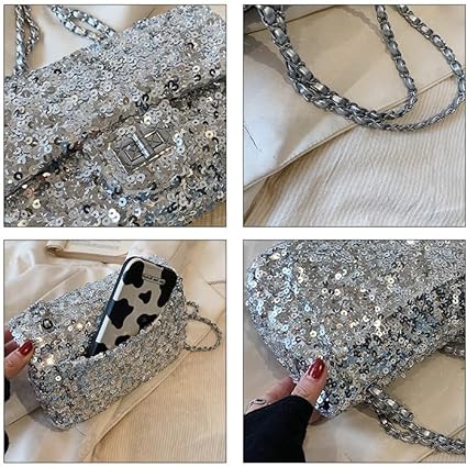 Evening bag with sequins - Jayla-Elly Rose