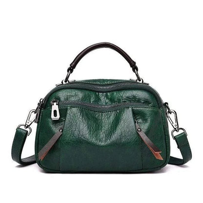 Tanja | Handmade soft leather bag with several compartments-Elly Rose