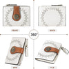 Women's RFID wallet with zip pocket - Claire-Elly Rose