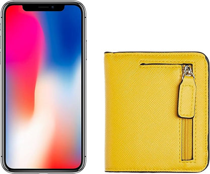 Deluxe leather compact wallet for ladies with RFID blocking - Elvira-Elly Rose