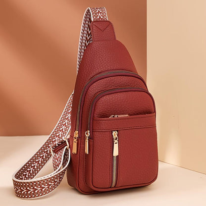 Hazel Vintage Chest Crossbody Bag-Elly Rose