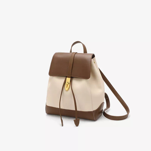 Alea | Genuine leather drawstring backpack for women-Elly Rose