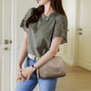 Wilja | Hand-woven beef leather large capacity bag-Elly Rose