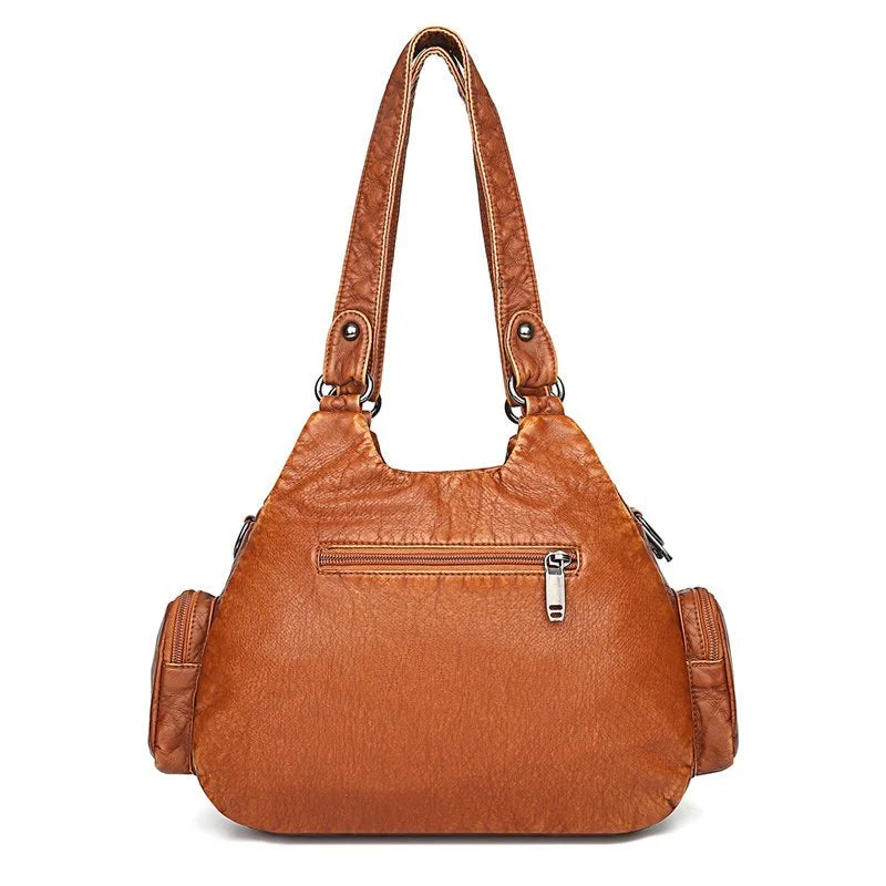 Aletta - Elegant shoulder bag in soft vegetable leather-Elly Rose