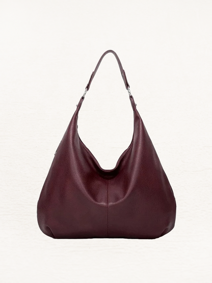 Carmen Soft Leather Shoulder Bag | Handbag | Design Shopper | Hobo Bag-Elly Rose
