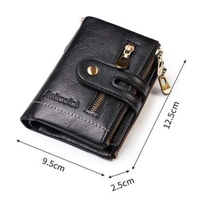 Retro leather wallet | With cool chain!-Elly Rose