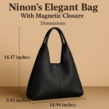 Ninon | Elegant Handbag With Magnetic Closure
