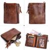 Compact wallet with double zipper closure | Practical and elegant-Elly Rose