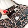 French armpit bag with leopard print-Elly Rose