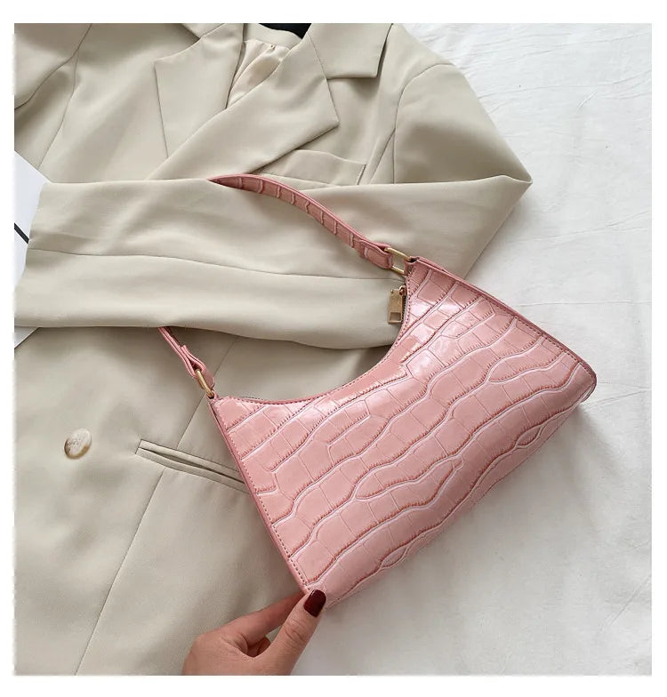 Retro handbag in vegetable leather-Elly Rose