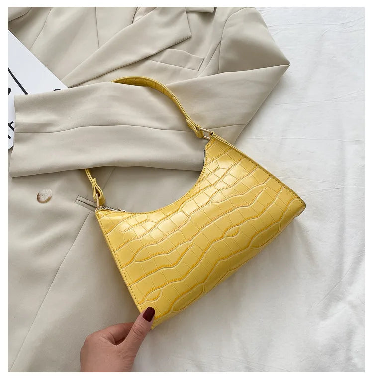 Retro handbag in vegetable leather-Elly Rose