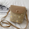 Straw shoulder bag for summer-Elly Rose