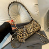 French armpit bag with leopard print-Elly Rose