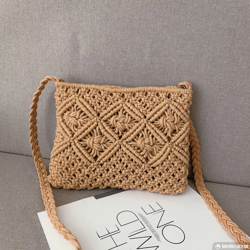 Vardi Dante™ Gwen Woven Shoulder Bag | Summer & Stylish Women's Bag-Elly Rose