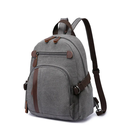 Carter | Canvas Large Unisex Travel Backpack-Elly Rose