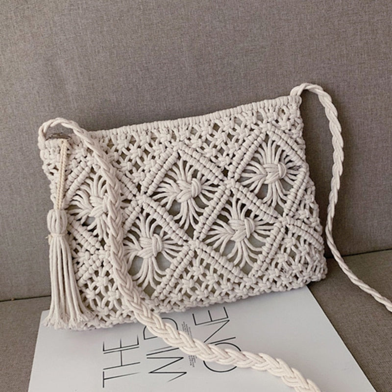 Vardi Dante™ Gwen Woven Shoulder Bag | Summer & Stylish Women's Bag-Elly Rose