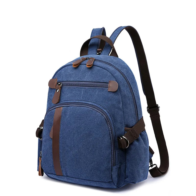 Carter | Canvas Large Unisex Travel Backpack-Elly Rose