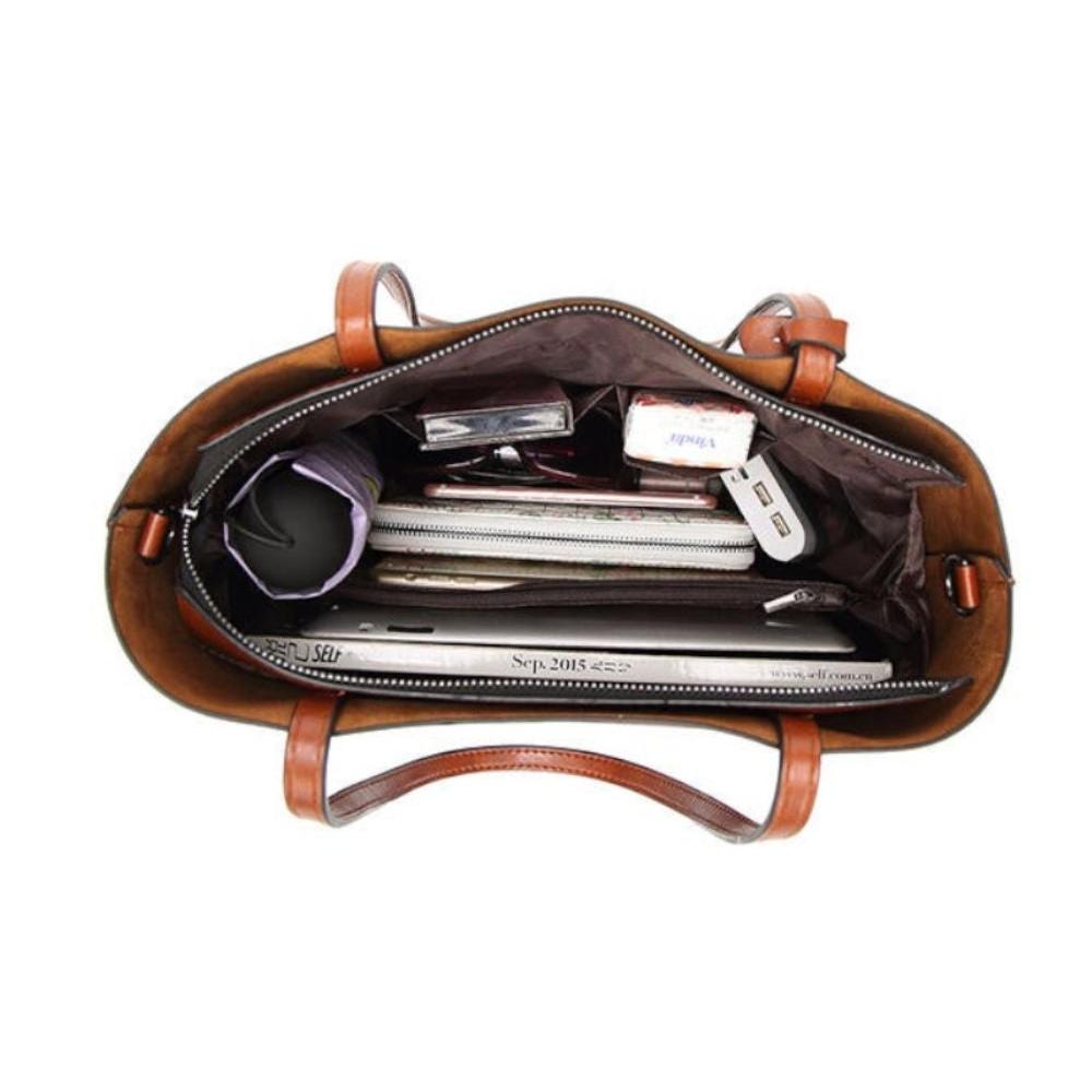 VintageBloom - Vintage travel bag for women-Elly Rose