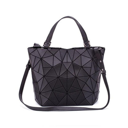 Rammi - Structured tote bag with geometric pattern-Elly Rose
